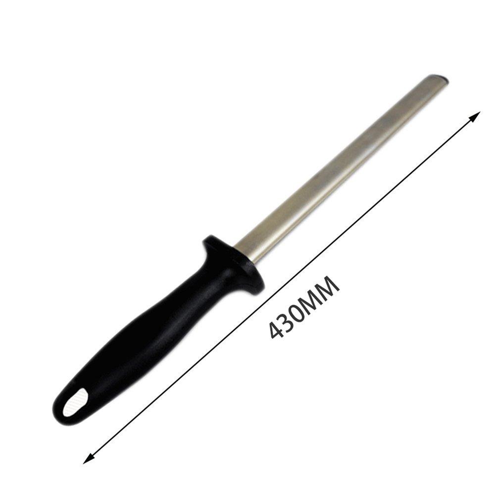 12" Genuine TAIDEA Diamond Knife Sharpening Steel Rod Sharpener Oval